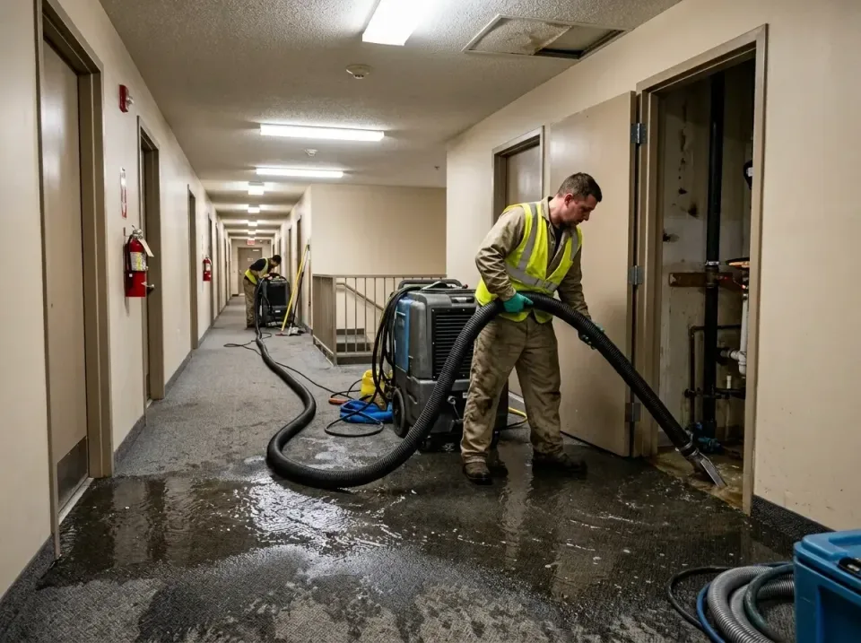 multi-unit-apartment-hallway-f-005 — frequently asked questions, Emergency Burst Pipe Water Extraction & Removal in Colquitt…